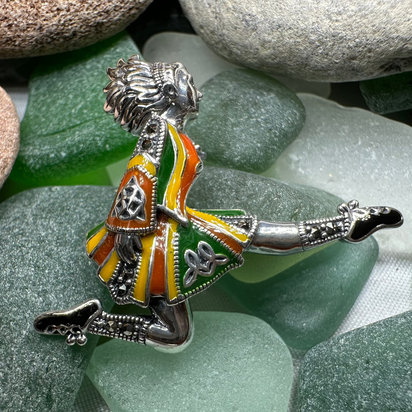 Traditional Irish Dancer Brooch for Women