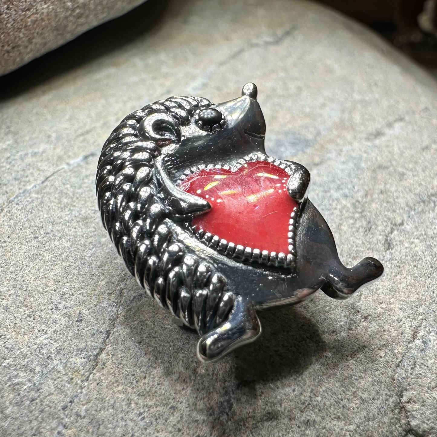 Hugs Hedgehog Pin