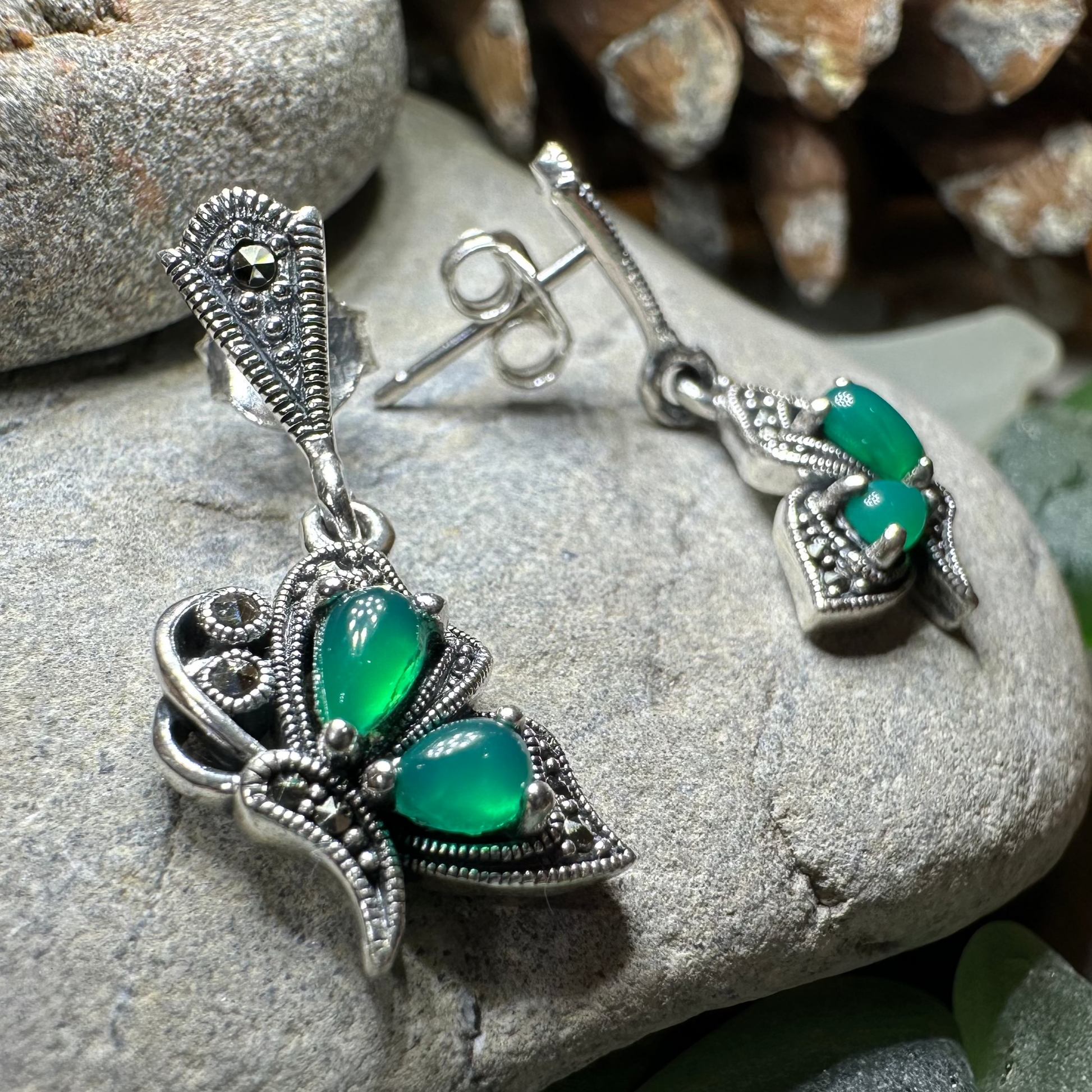 Summer Elegance Butterfly Earrings — view 8
