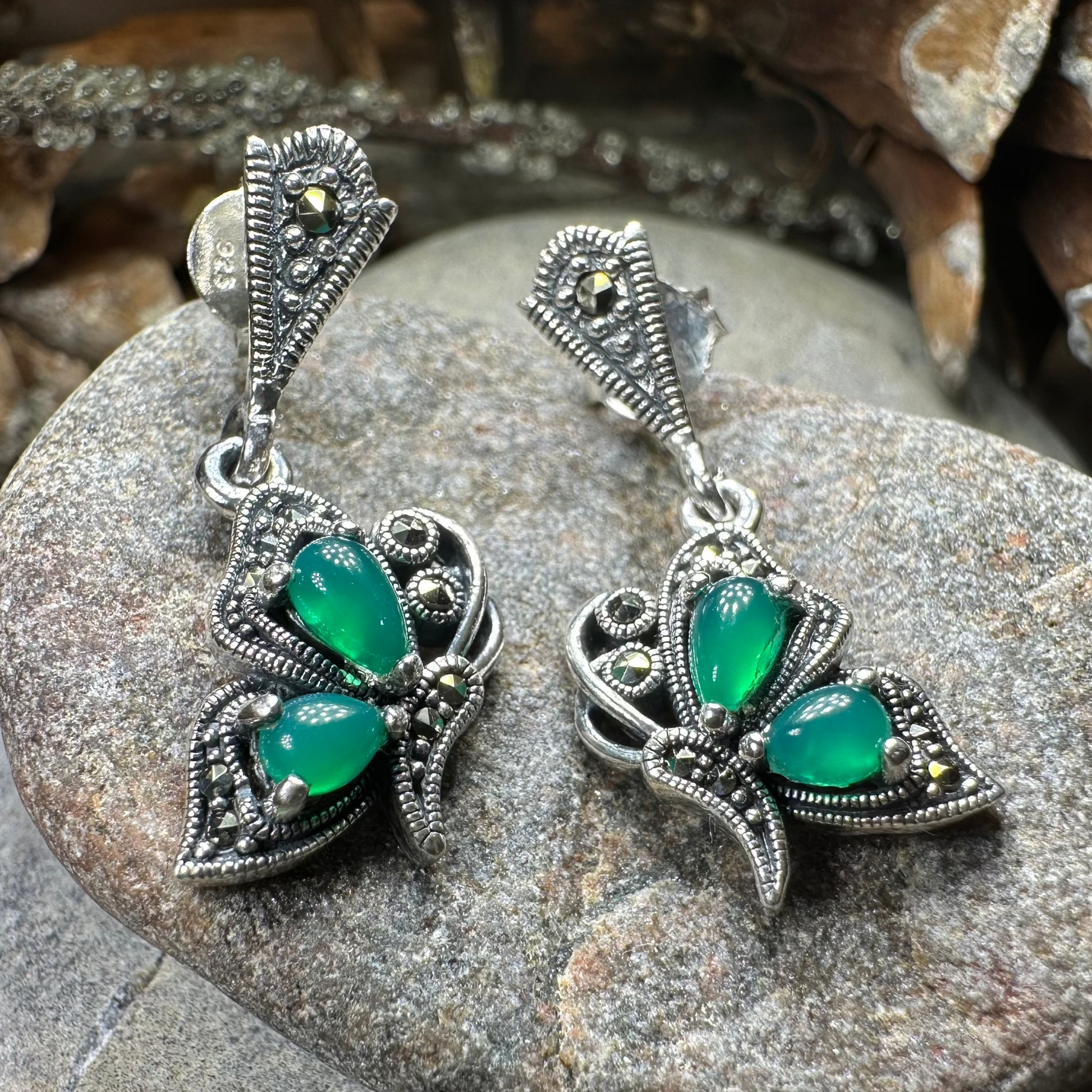 Summer Elegance Butterfly Earrings — view 6