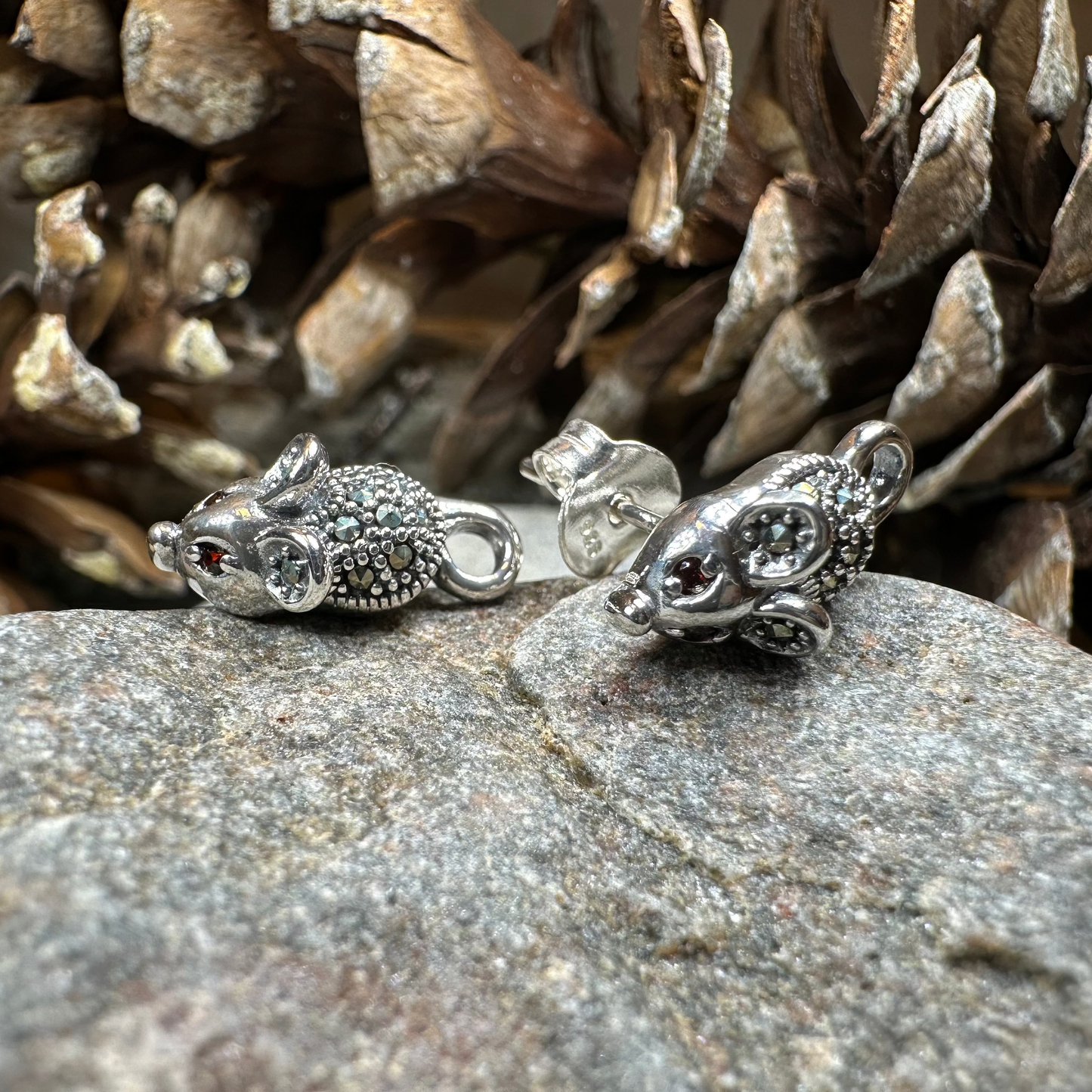 Sweet Little Mouse Post Earrings