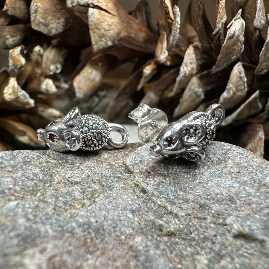 Sweet Little Mouse Post Earrings