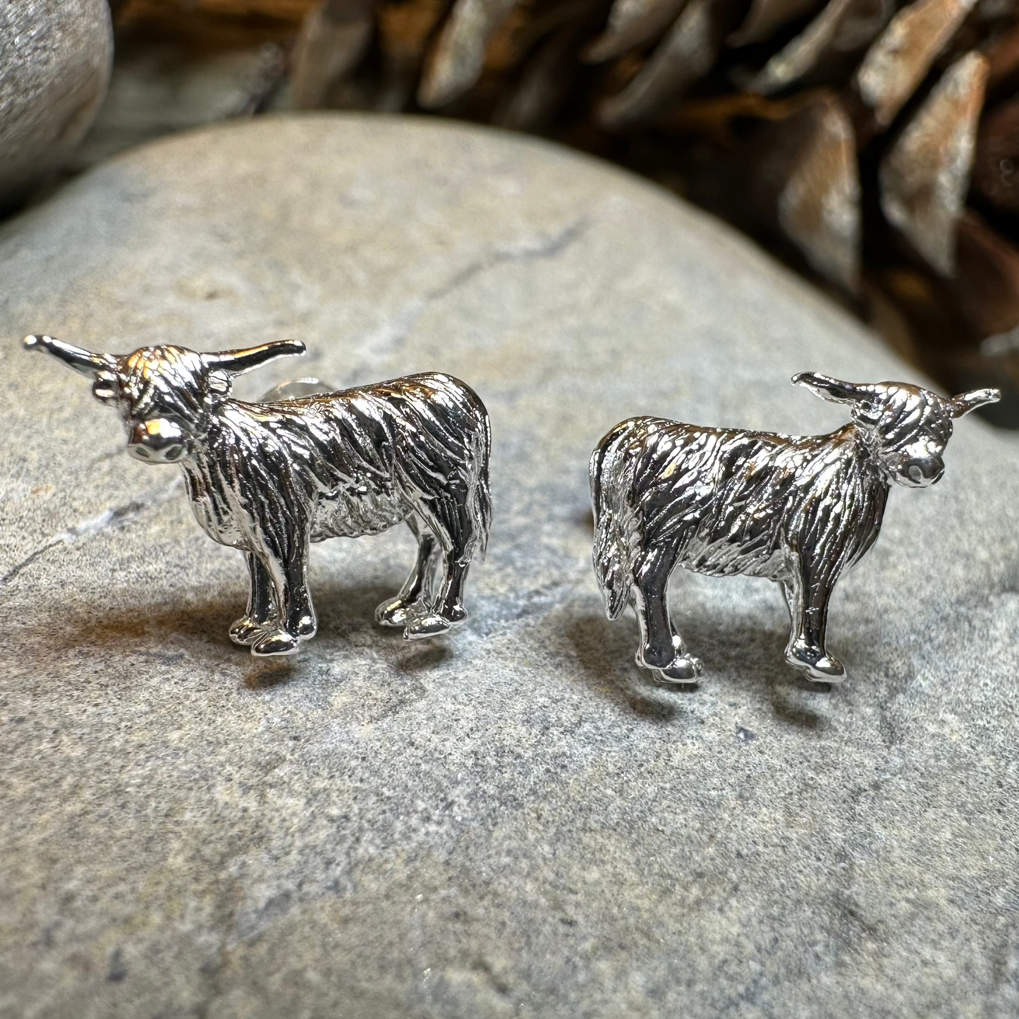 Balmoral Scottish Highland Cow Earrings