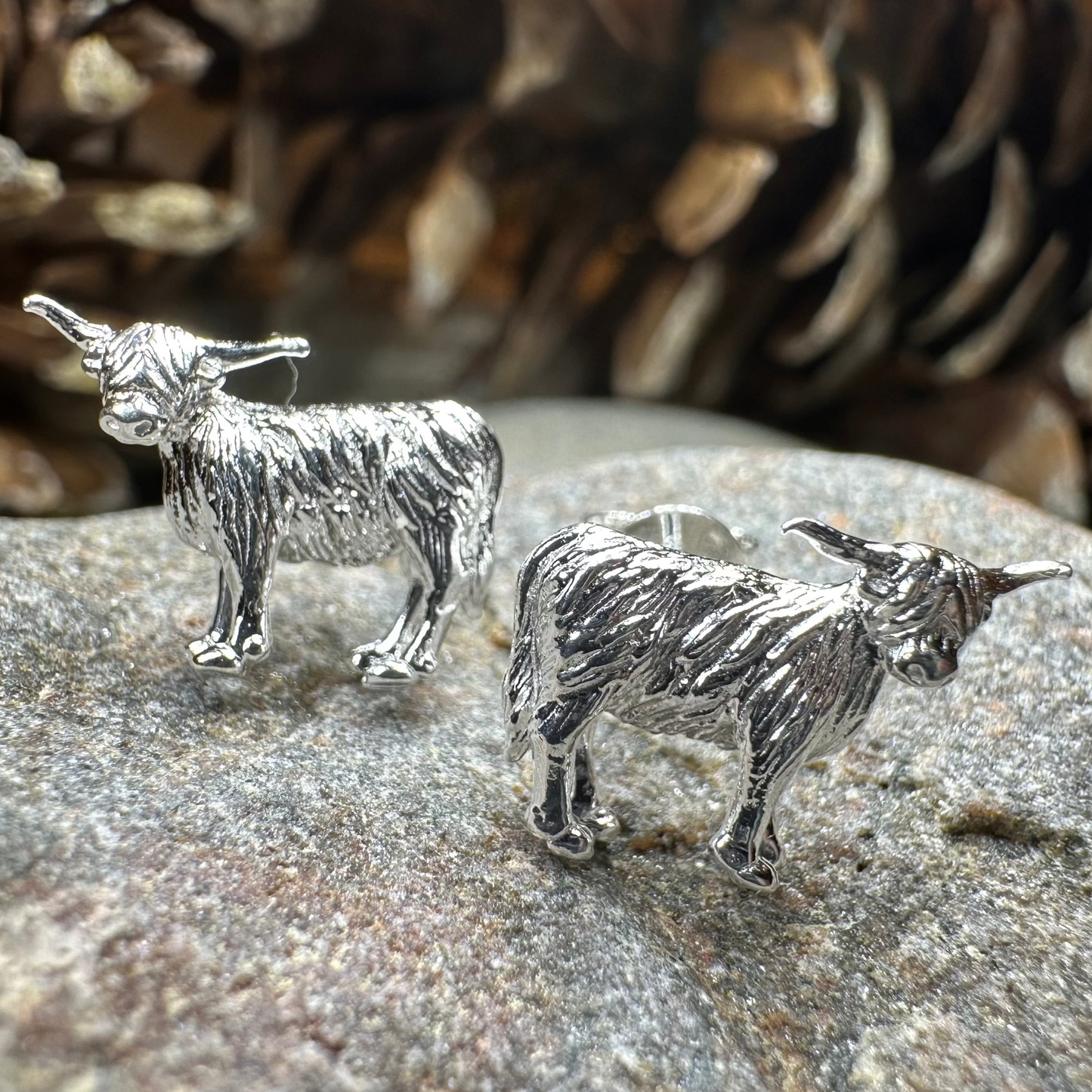 Balmoral Scottish Highland Cow Earrings