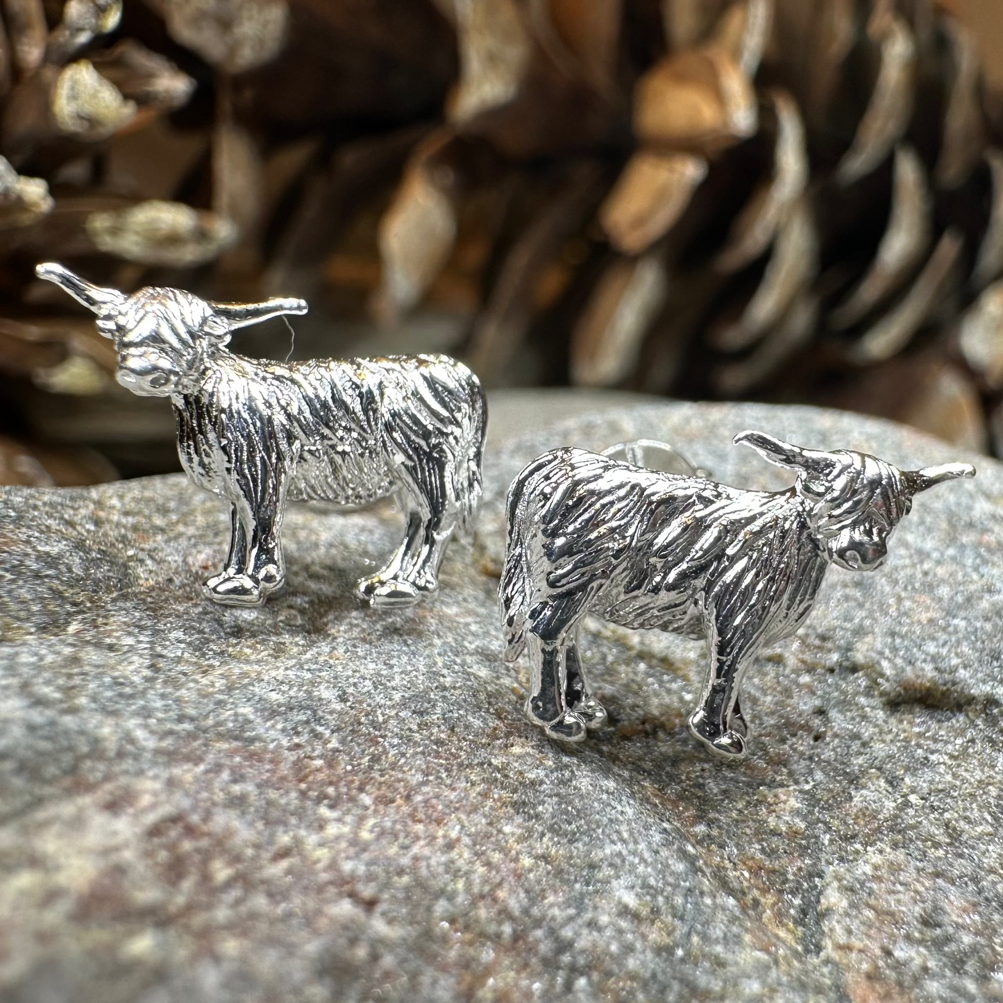 Balmoral Scottish Highland Cow Earrings