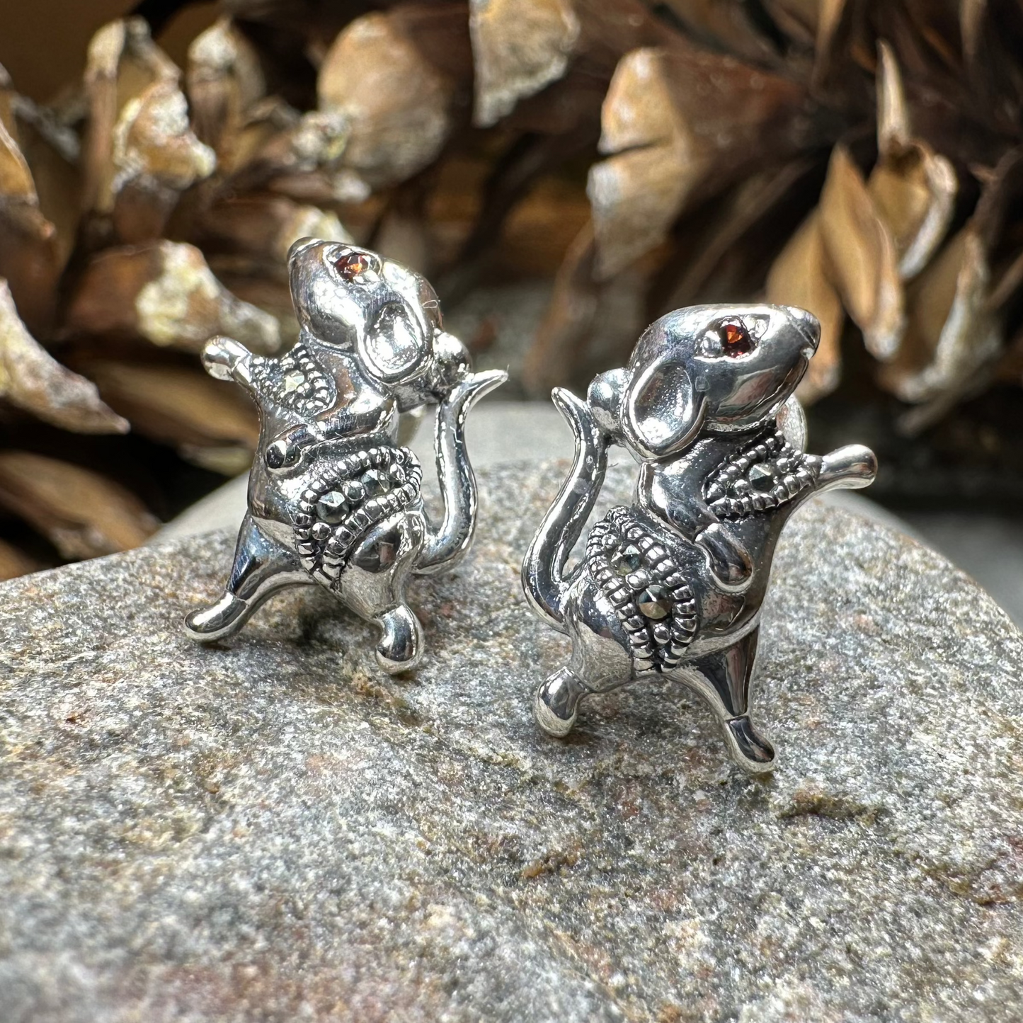 Luch Mouse Post Earrings