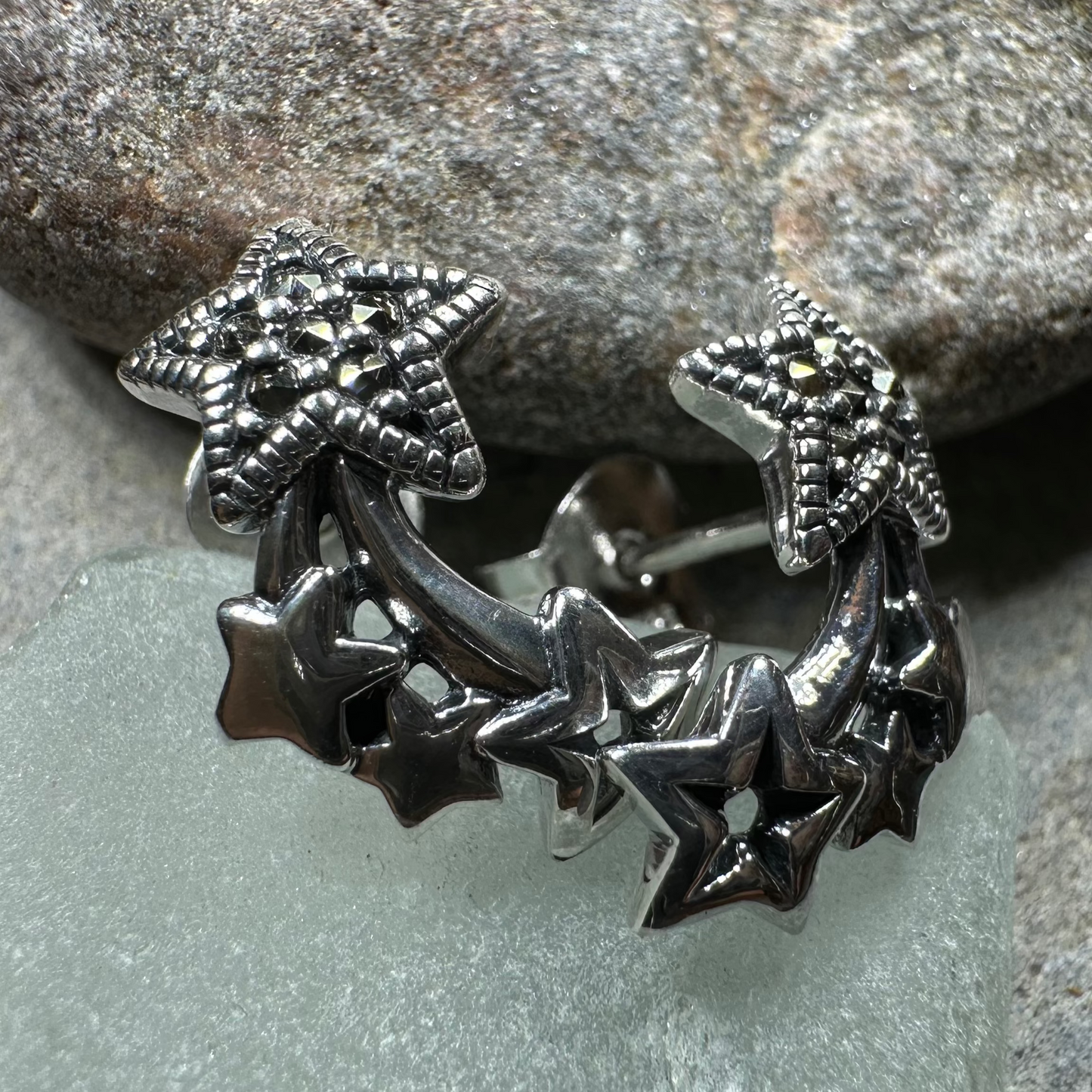 Garbo Shooting Star Post Earrings — view 3