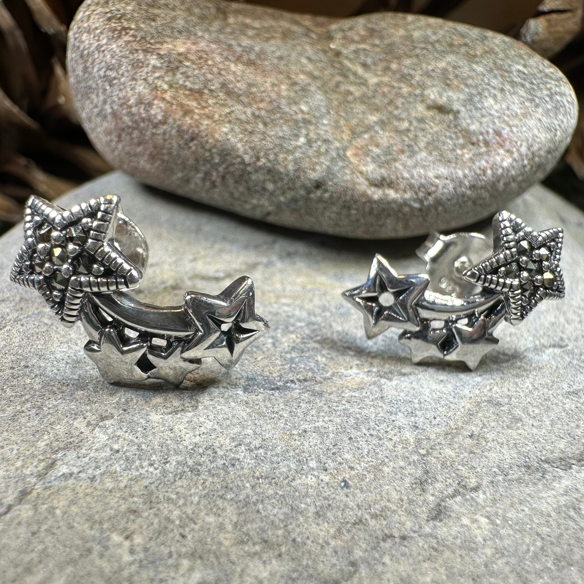 Garbo Shooting Star Post Earrings — view 2