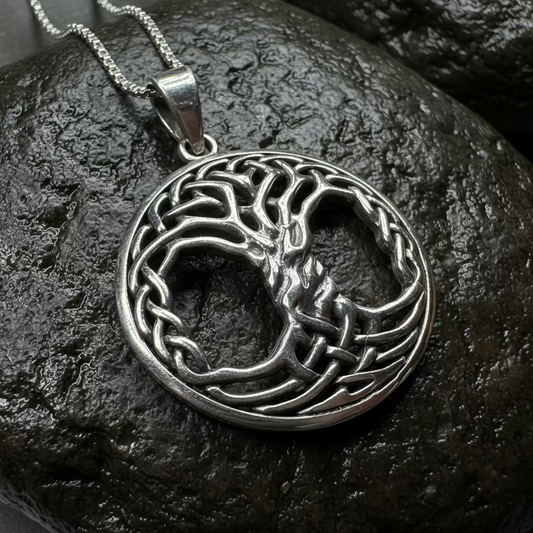 Aubrey Tree of Life Necklace in Sterling Silver