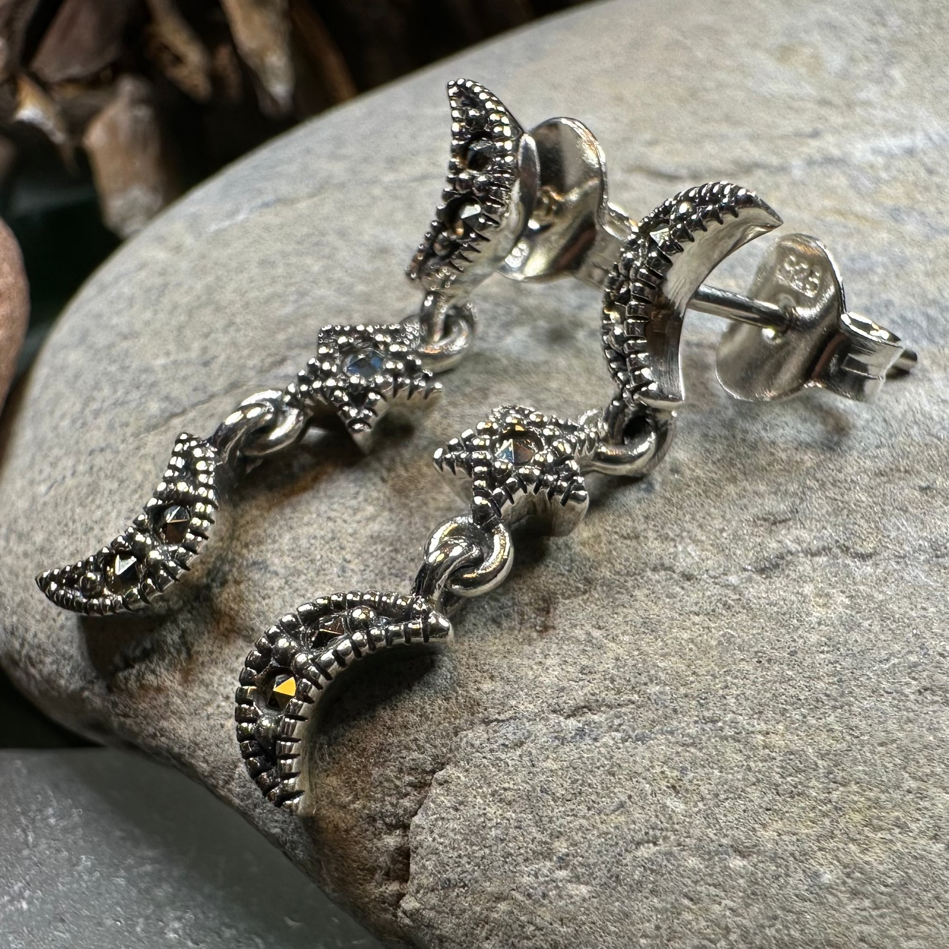 Magical Skies Moon & Stars Stud Earrings — view 9