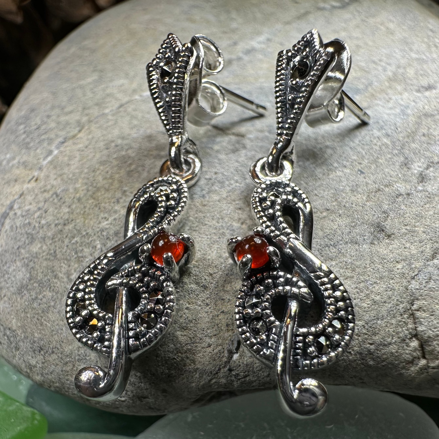 Rhapsody Music Note Earrings — view 5