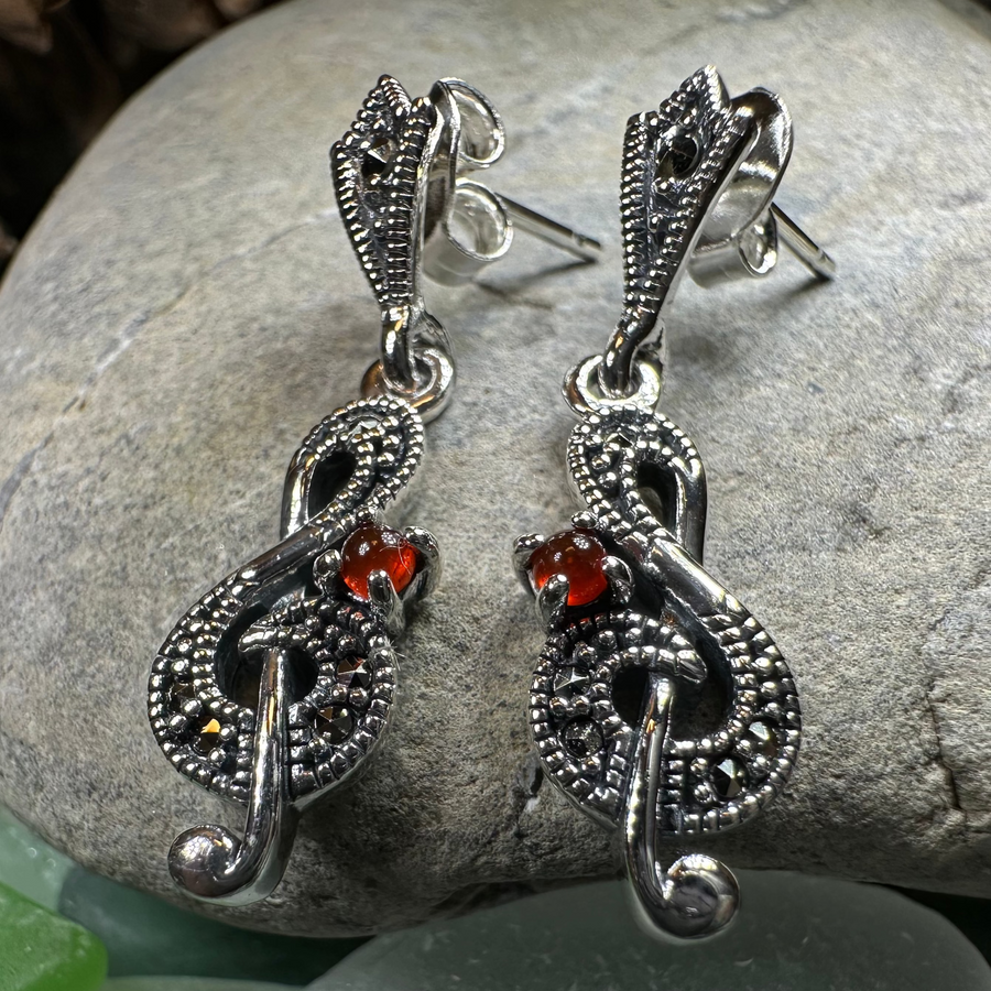 Rhapsody Music Note Earrings