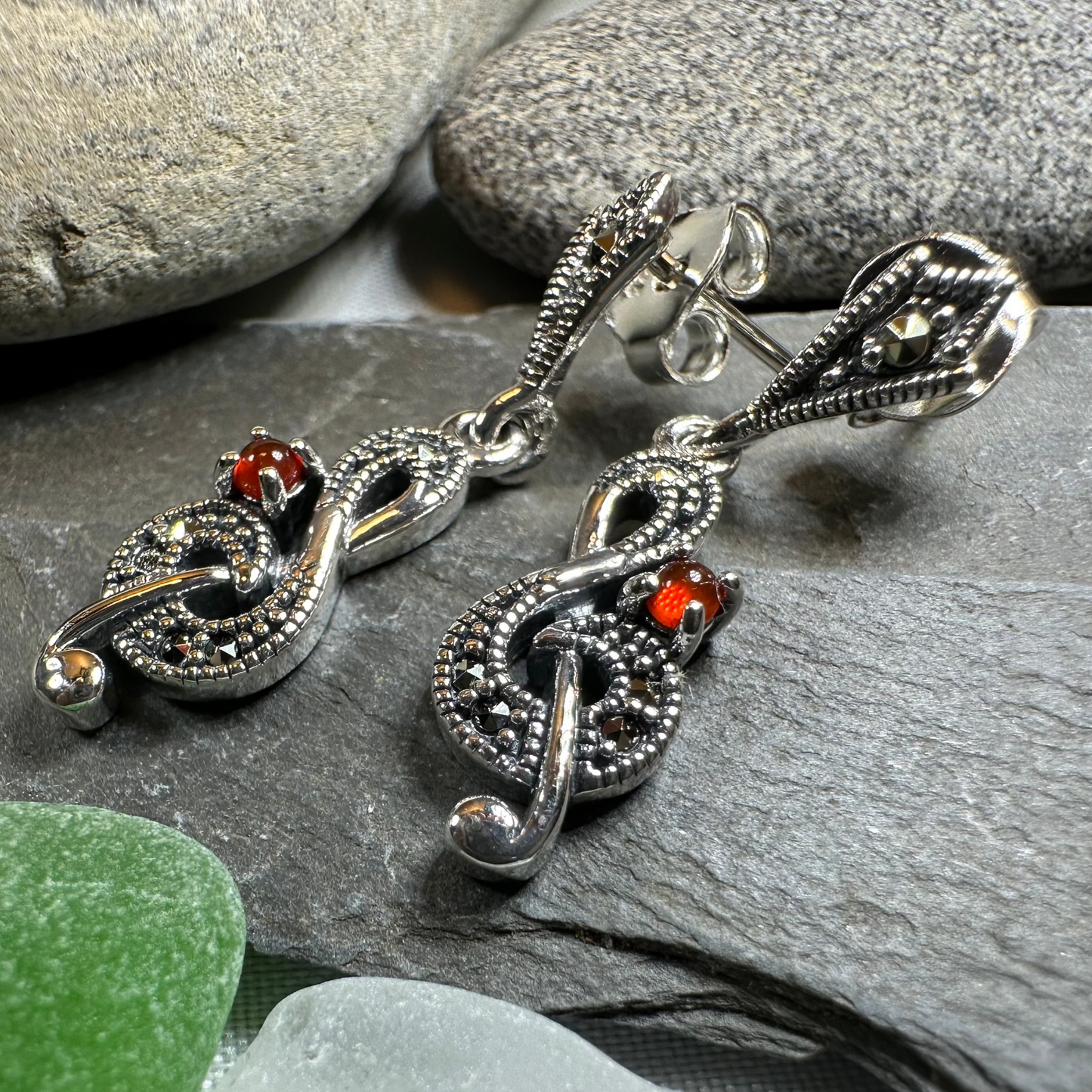 Rhapsody Music Note Earrings — view 8