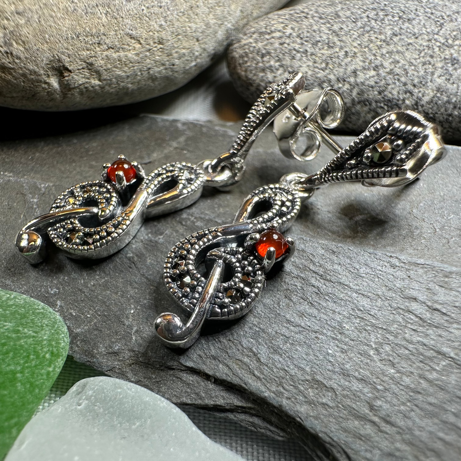 Rhapsody Music Note Earrings — view 4