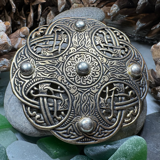 Anglo Saxon Galloway Brooch - Bronze Historical Reproduction Pin