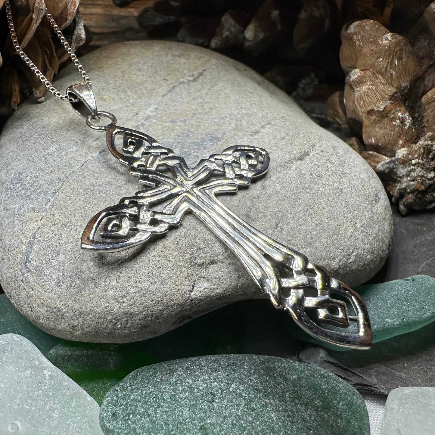 Joleen Celtic Cross Necklace — view 3