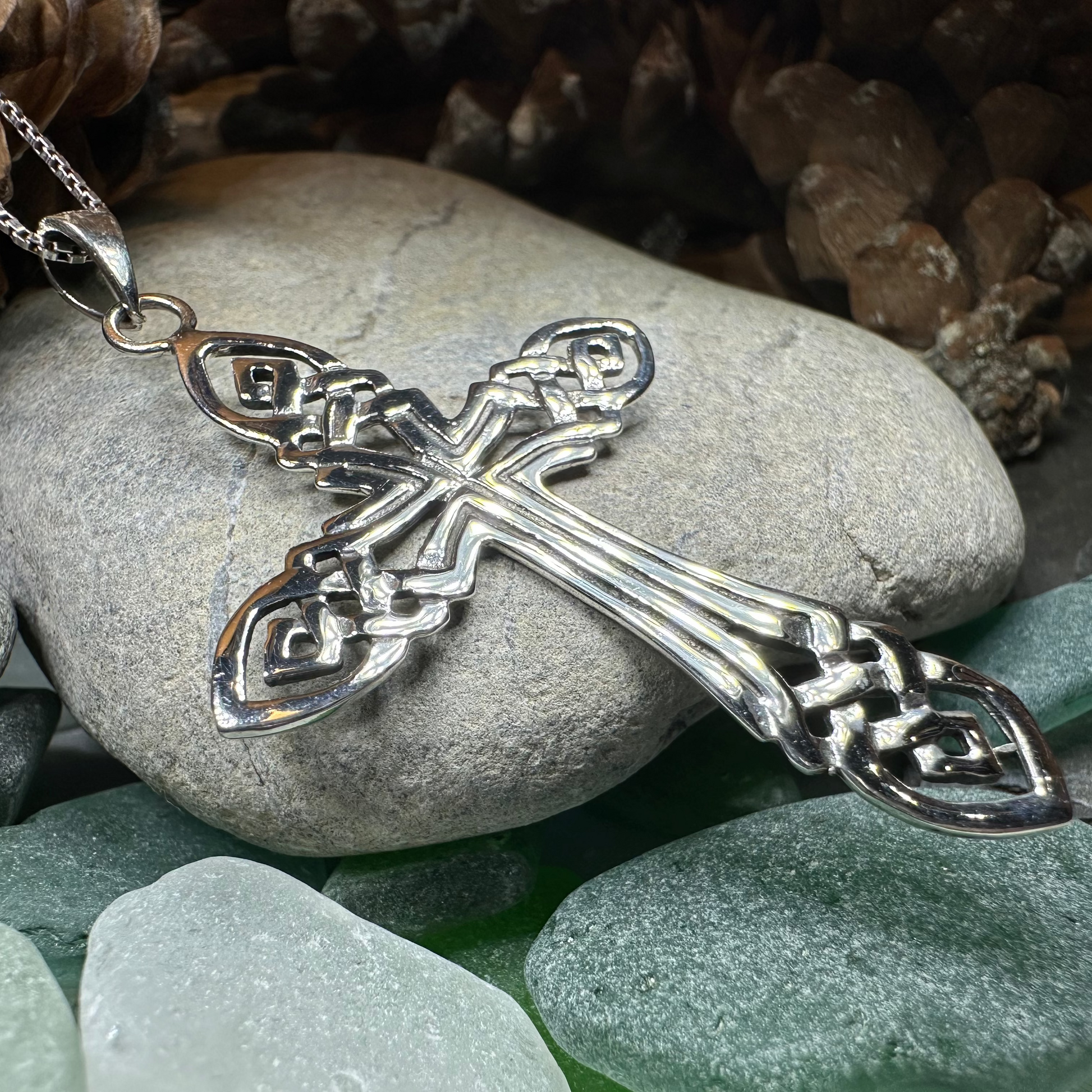 Joleen Celtic Cross Necklace — view 7
