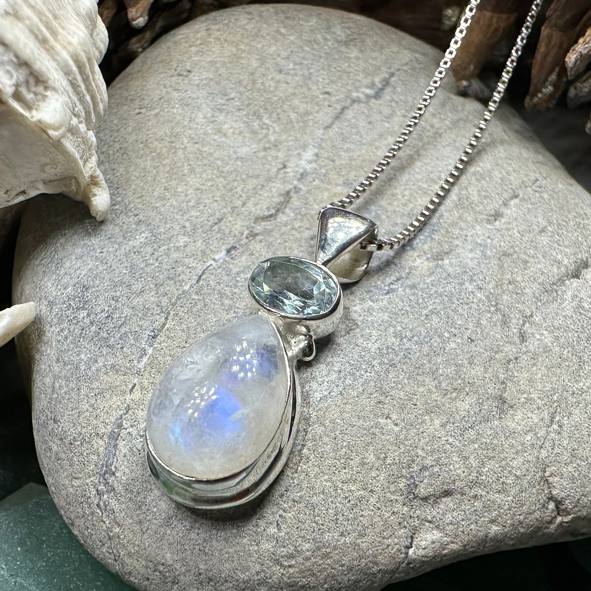 Twilight Moonstone Necklace — view 7