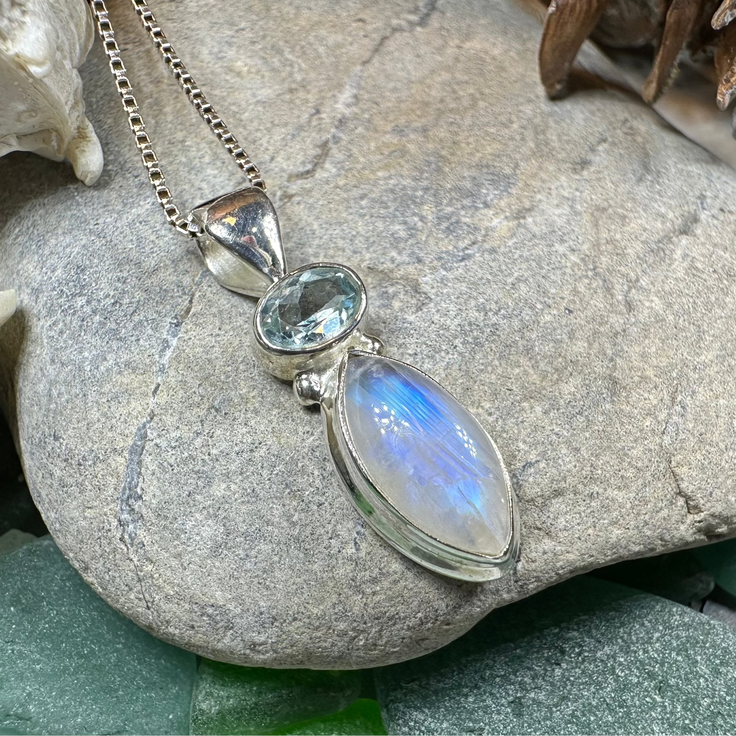 Twilight Moonstone Necklace — view 6
