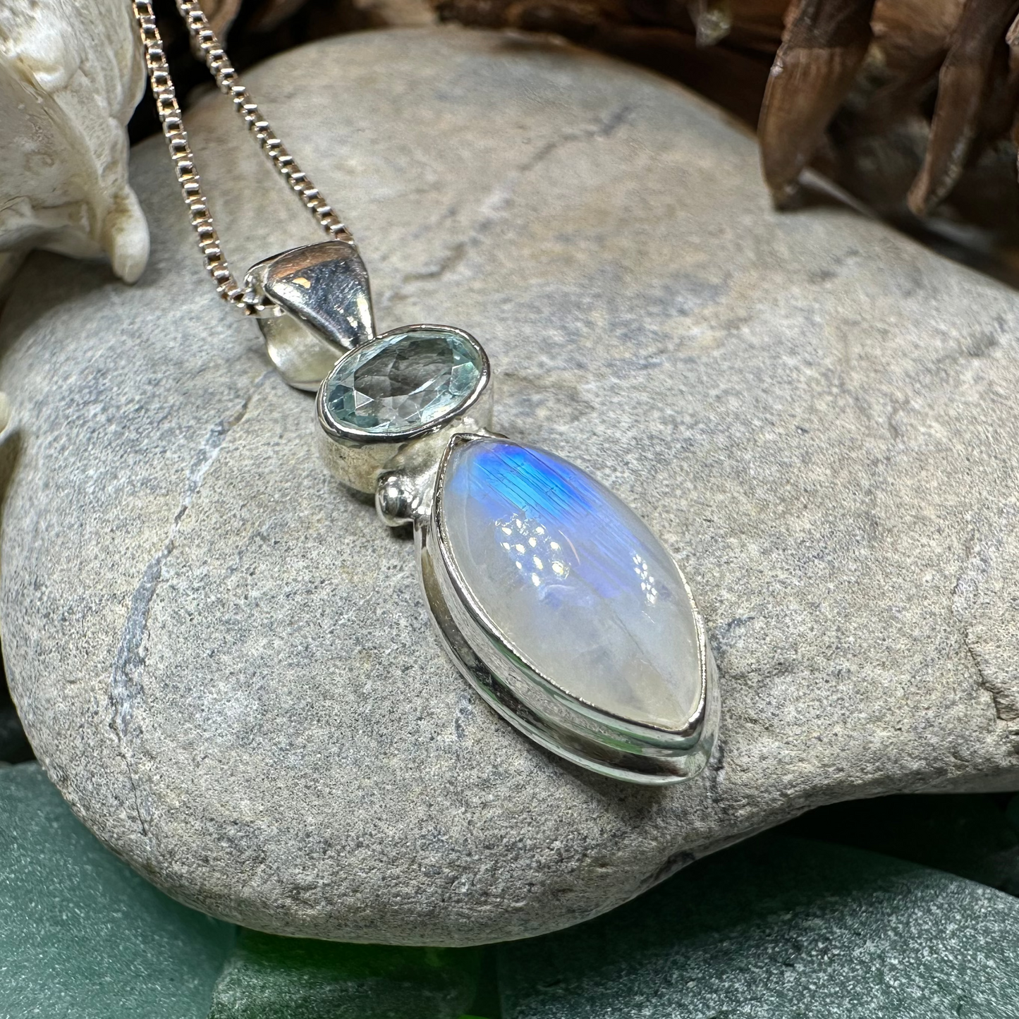 Twilight Moonstone Necklace — view 3