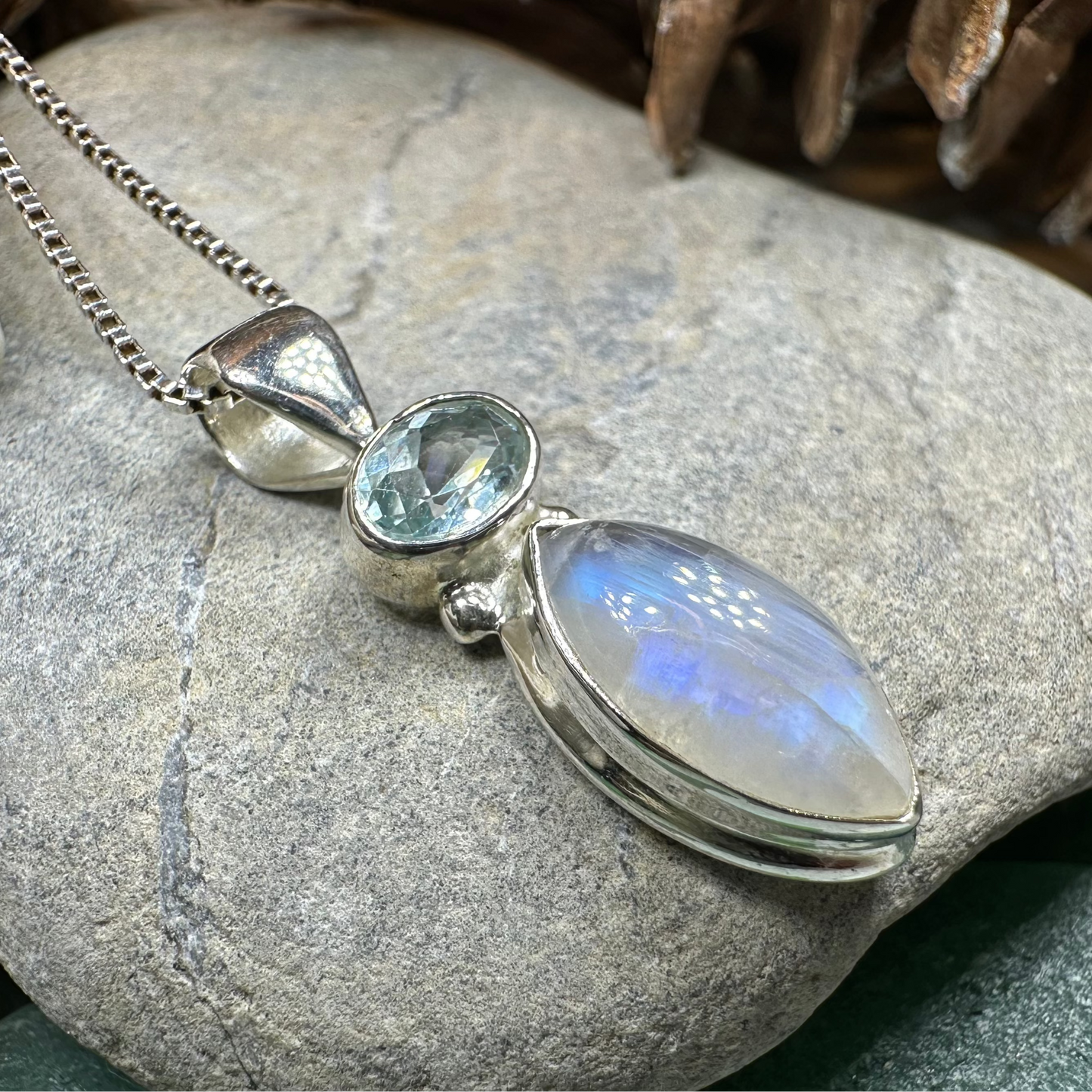 Twilight Moonstone Necklace — view 10