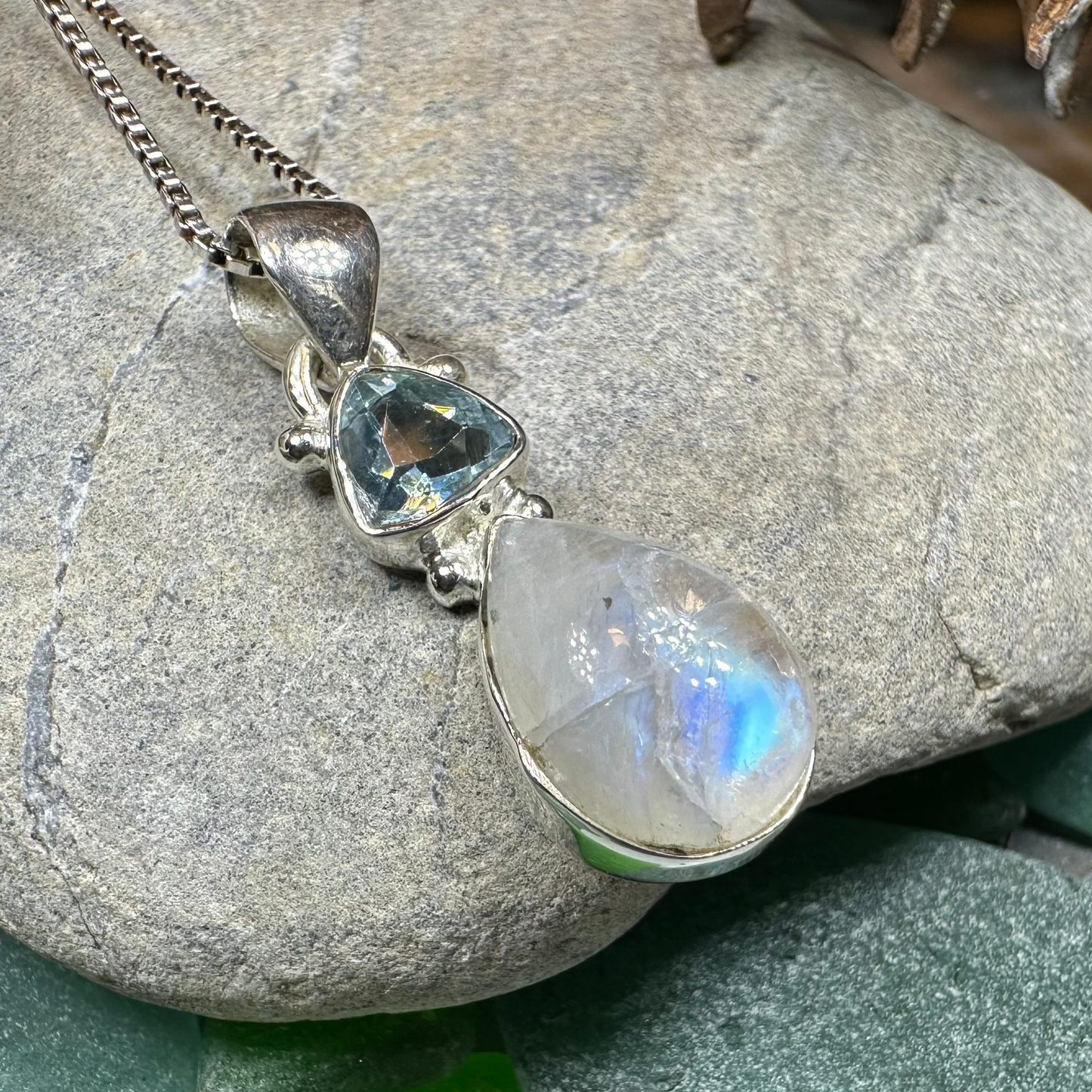 Twilight Moonstone Necklace — view 9