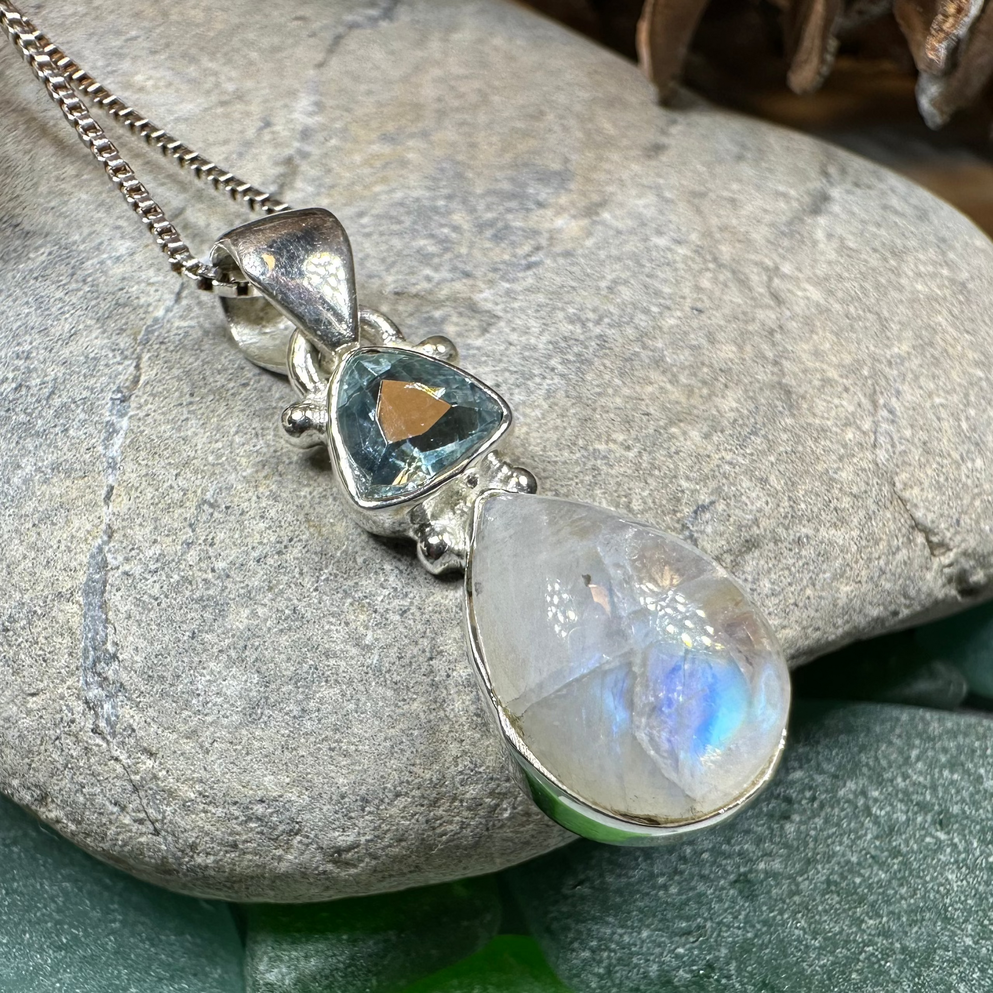 Twilight Moonstone Necklace — view 8