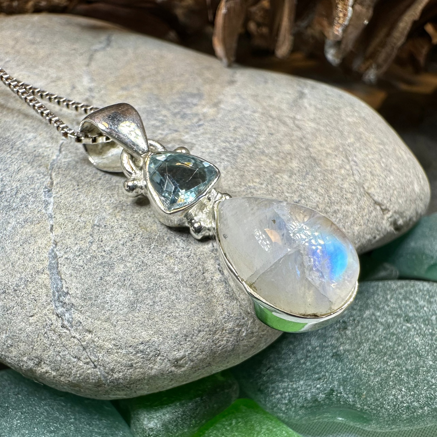 Twilight Moonstone Necklace — view 4