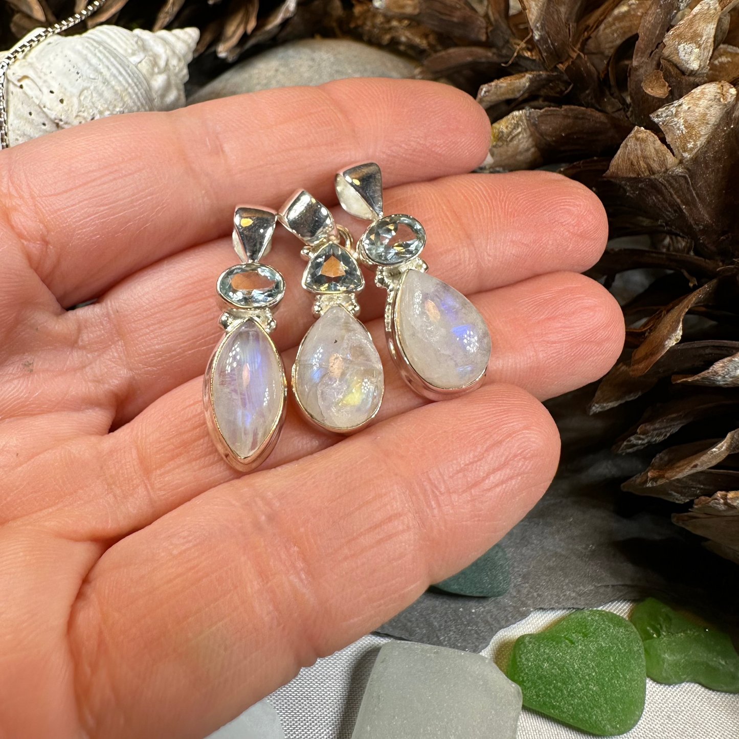 Twilight Moonstone Necklace — view 5