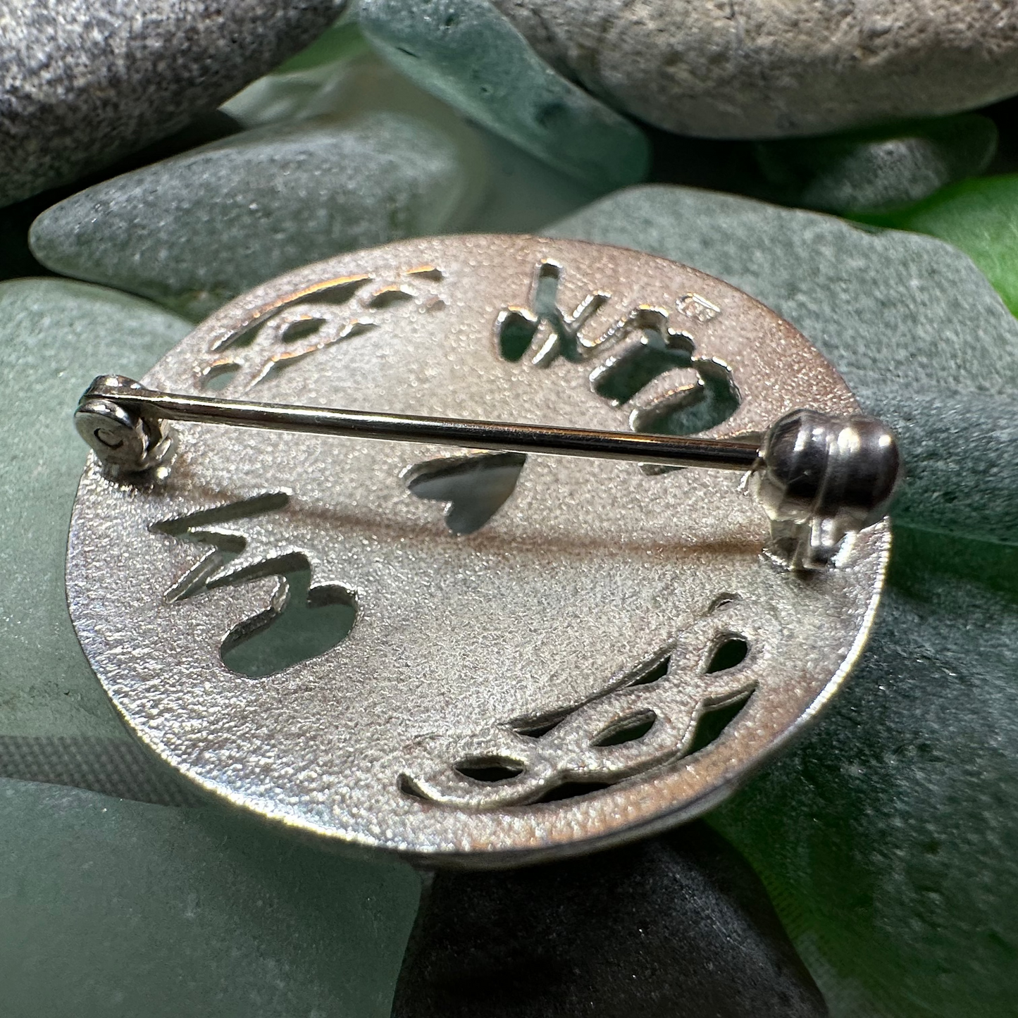 Gaelic "My Love" Brooch - Handmade in Scotland — view 3