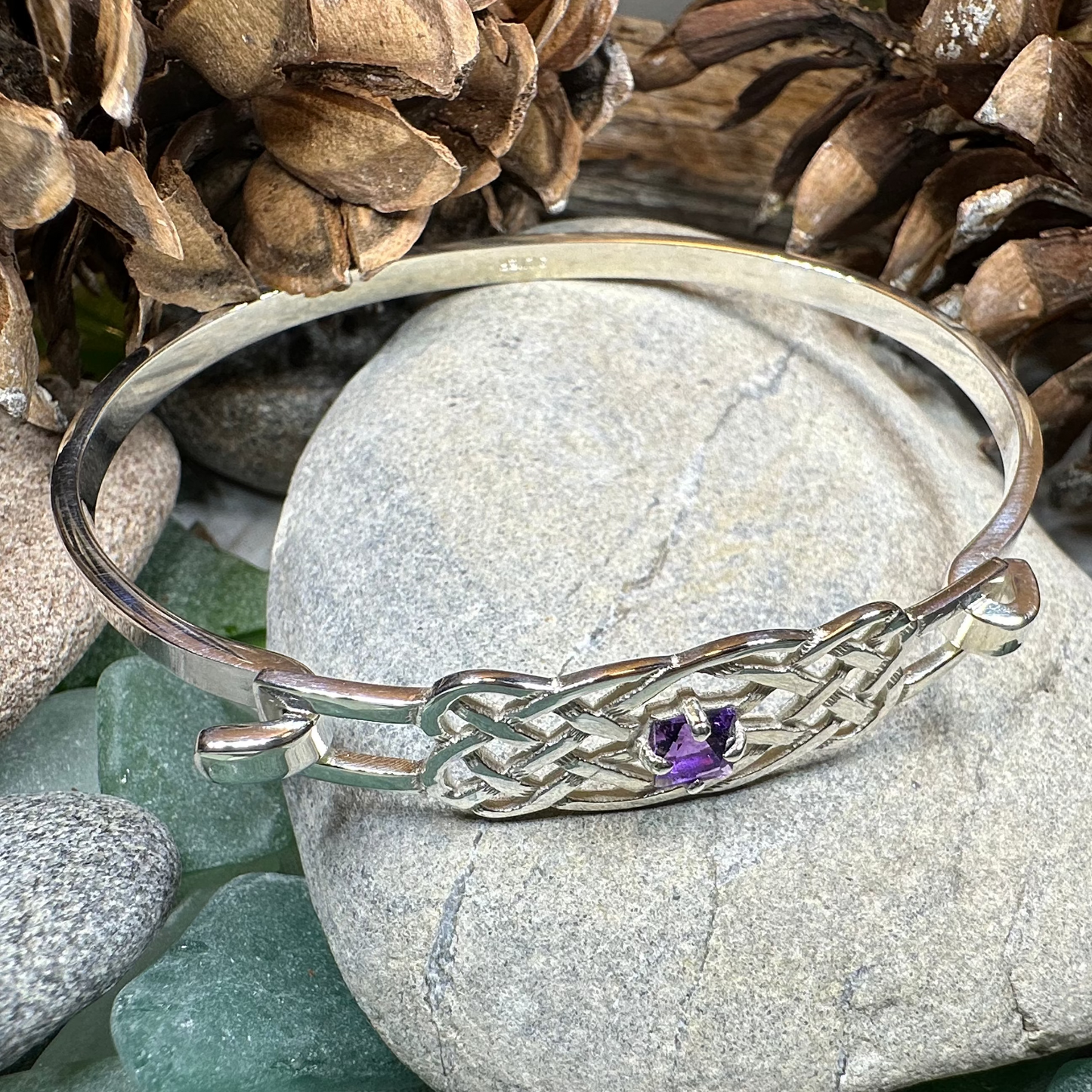 Dunrobin Celtic Knot Bracelet - Handmade in Scotland — view 8