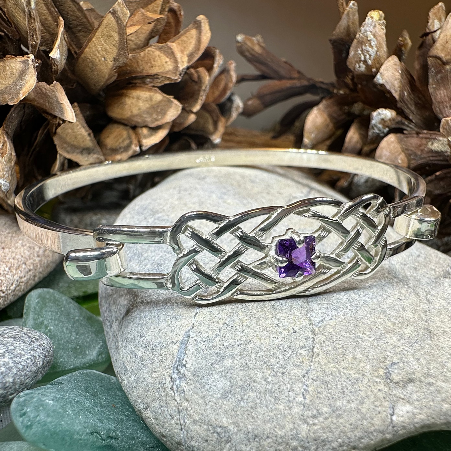 Dunrobin Celtic Knot Bracelet - Handmade in Scotland — view 10