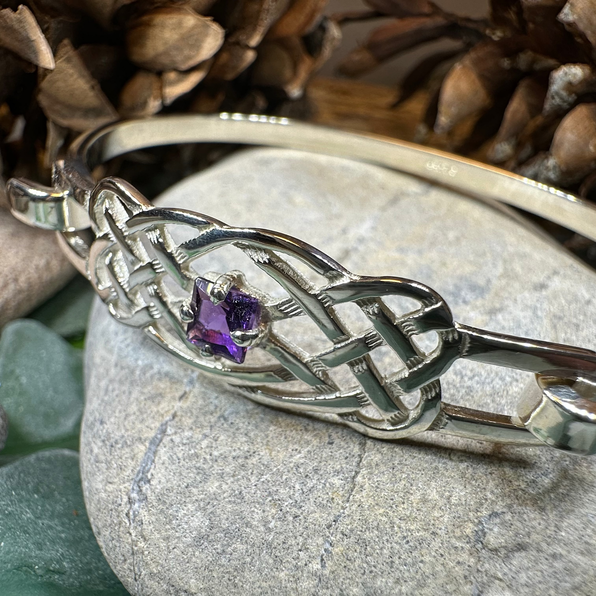 Dunrobin Celtic Knot Bracelet - Handmade in Scotland — view 2
