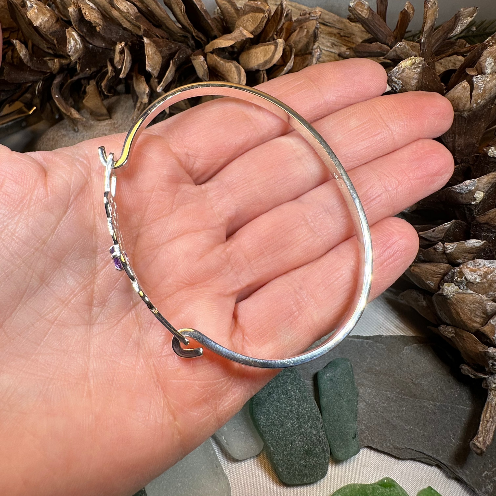 Dunrobin Celtic Knot Bracelet - Handmade in Scotland — view 11
