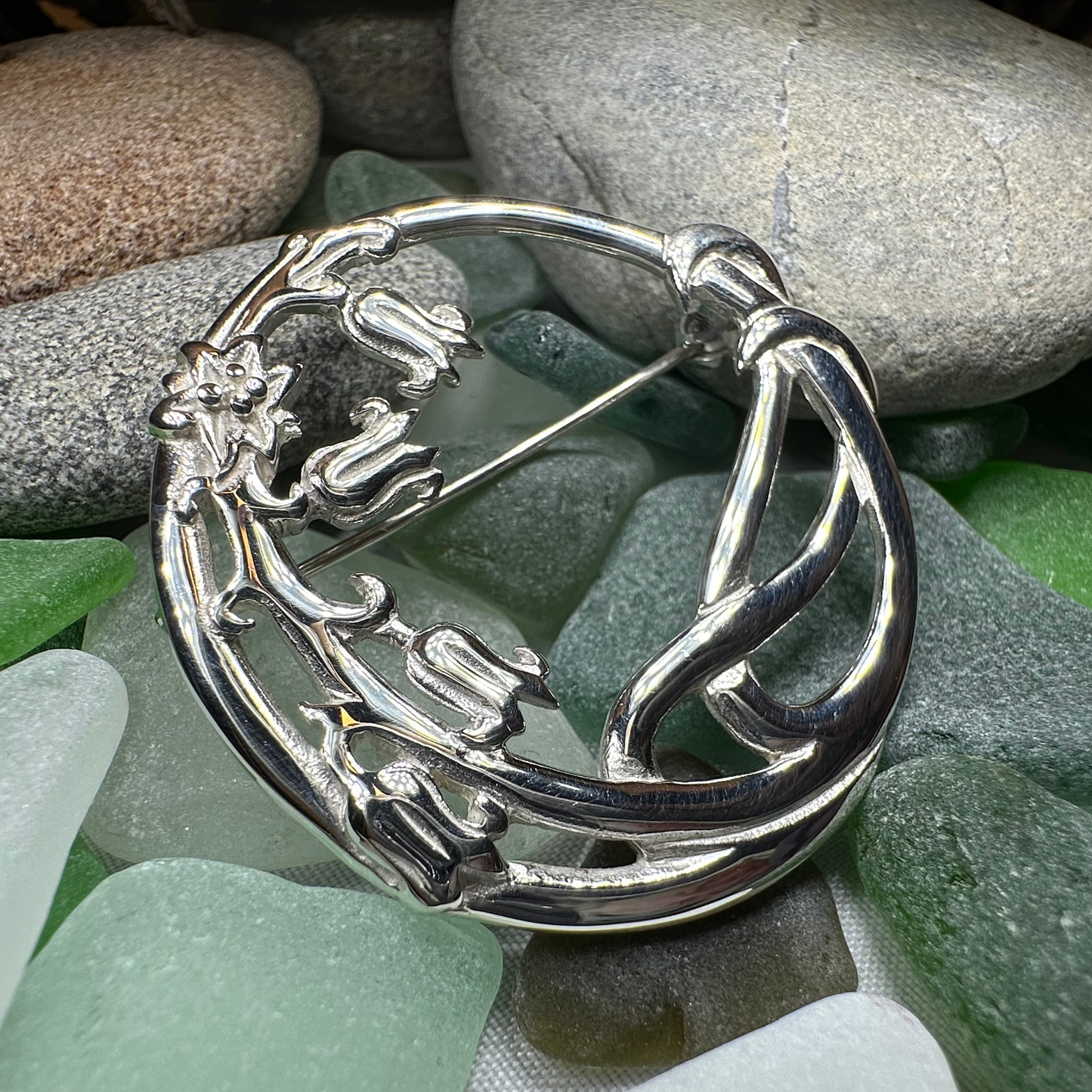 Scottish Highland Dream Bluebell Brooch - Handmade in Scotland