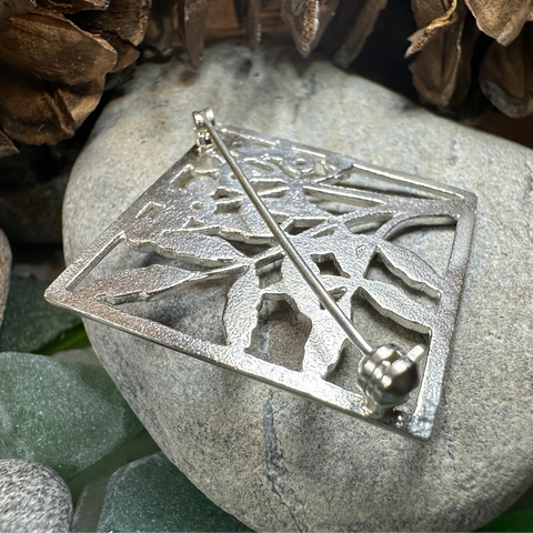 Load image into Gallery viewer, Scottish Rowan Tree of Life Brooch - Handmade in Scotland
