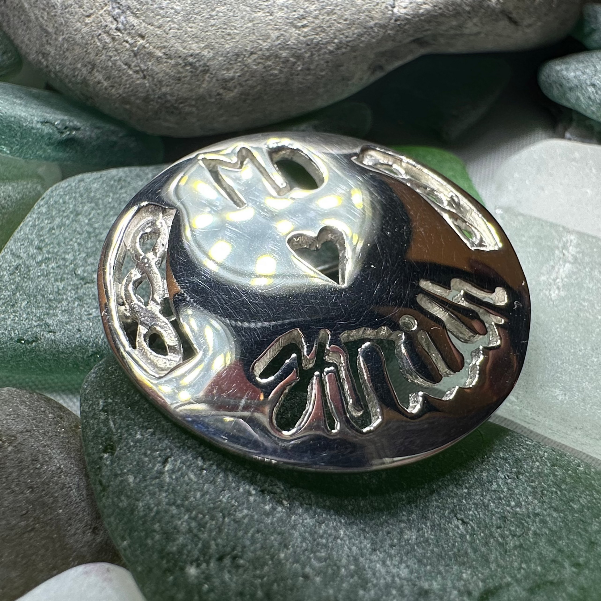 Scottish Gaelic "My Darling" Brooch - Handmade in Scotland — view 5