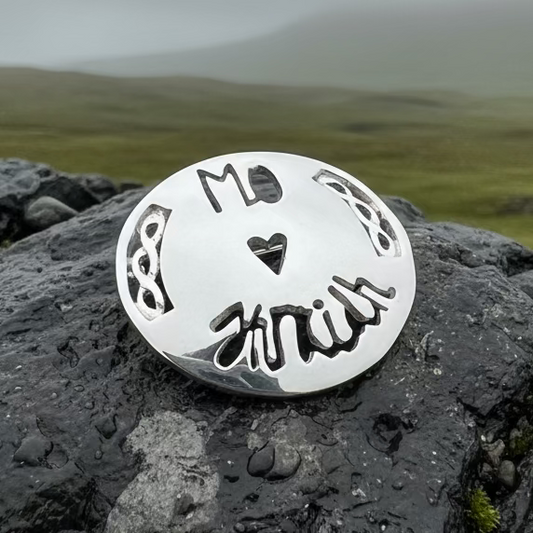 Scottish Gaelic "My Darling" Brooch - Handmade in Scotland