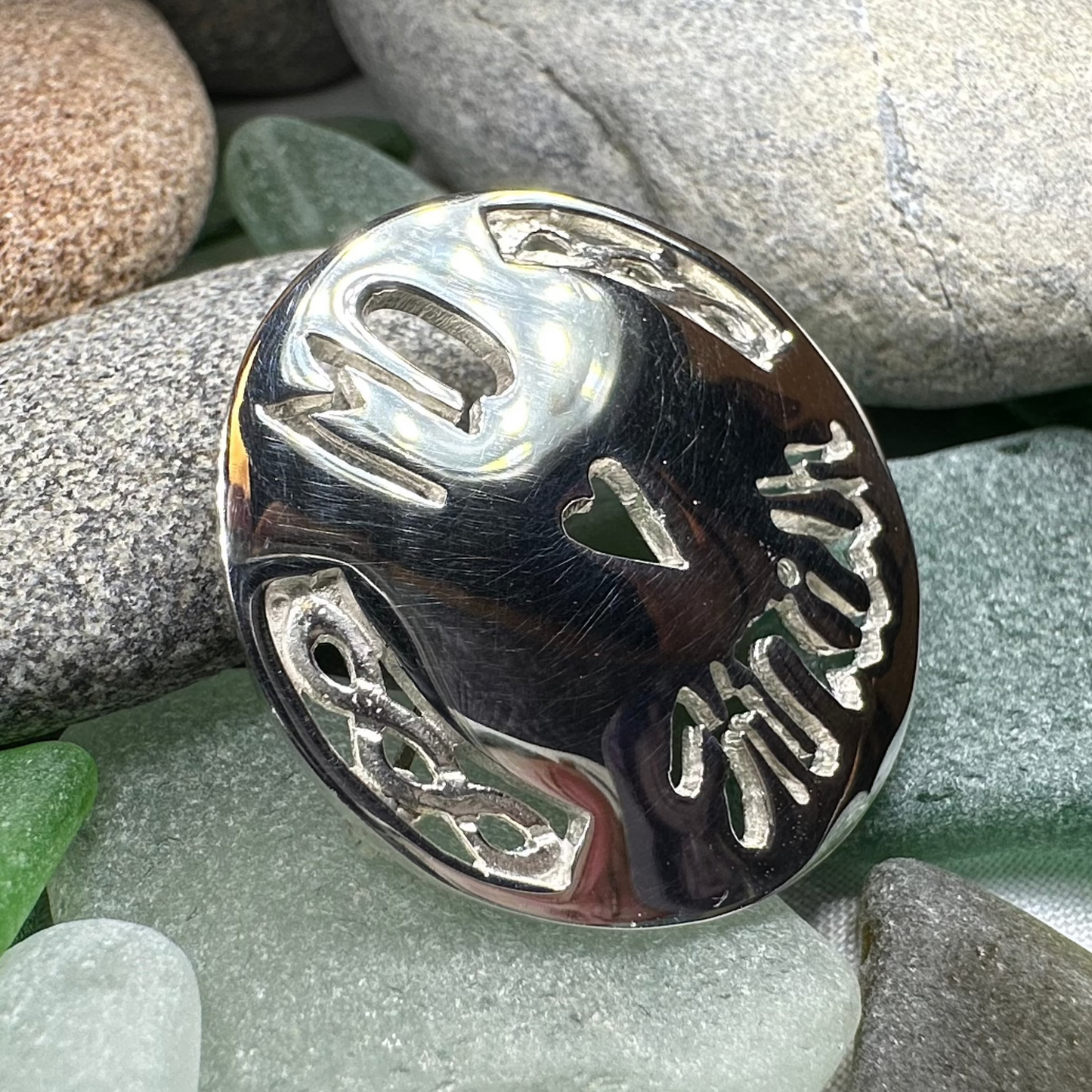 Scottish Gaelic "My Darling" Brooch - Handmade in Scotland — view 2
