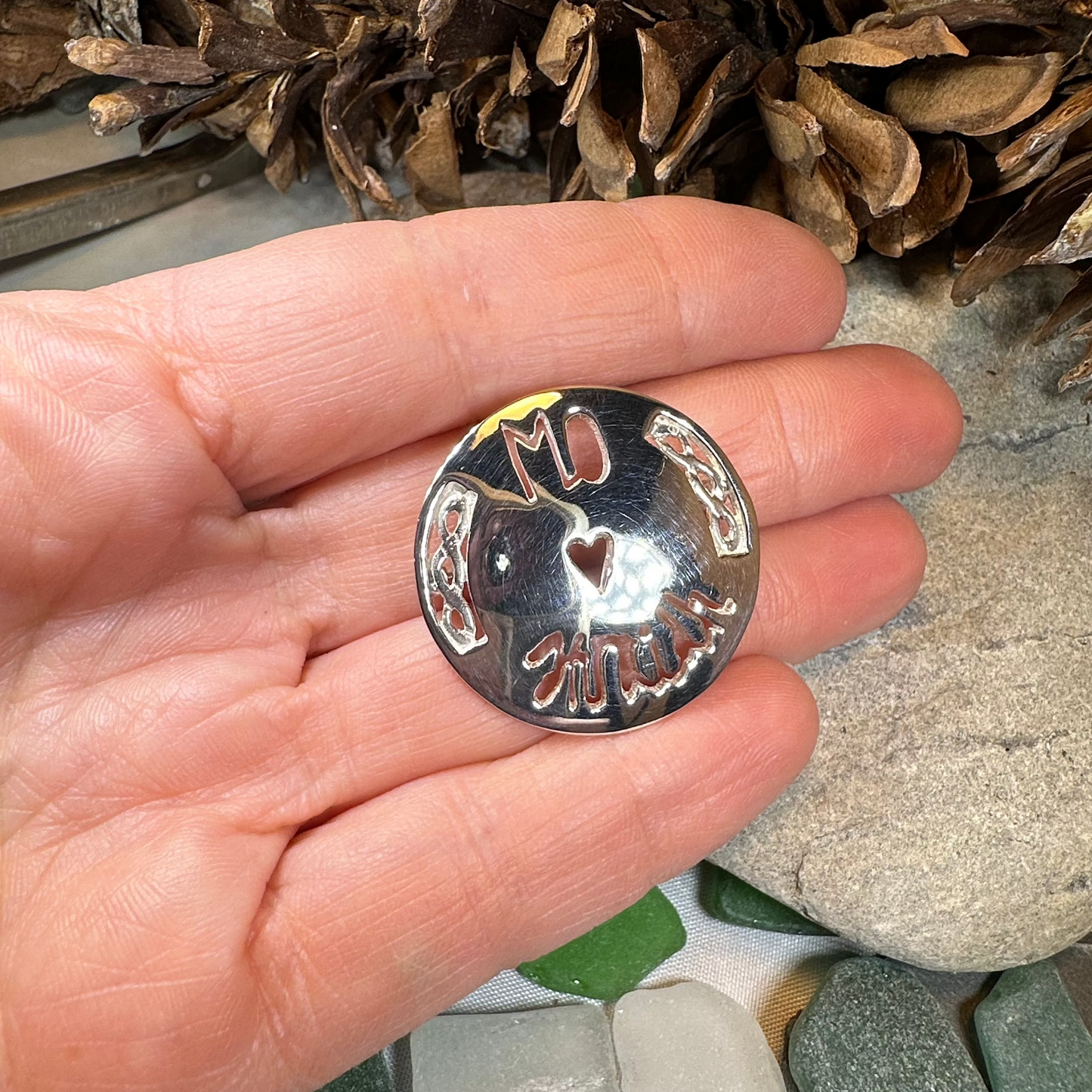 Scottish Gaelic "My Darling" Brooch - Handmade in Scotland — view 3