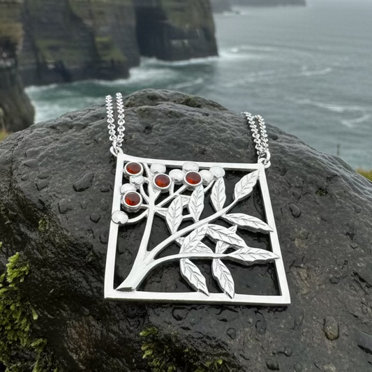 Rowan Tree of Life Necklace - Handmade in Scotland