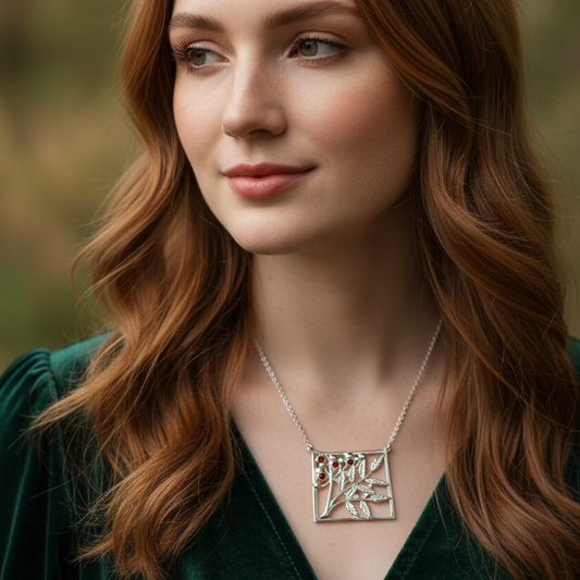 Rowan Tree of Life Necklace - Handmade in Scotland