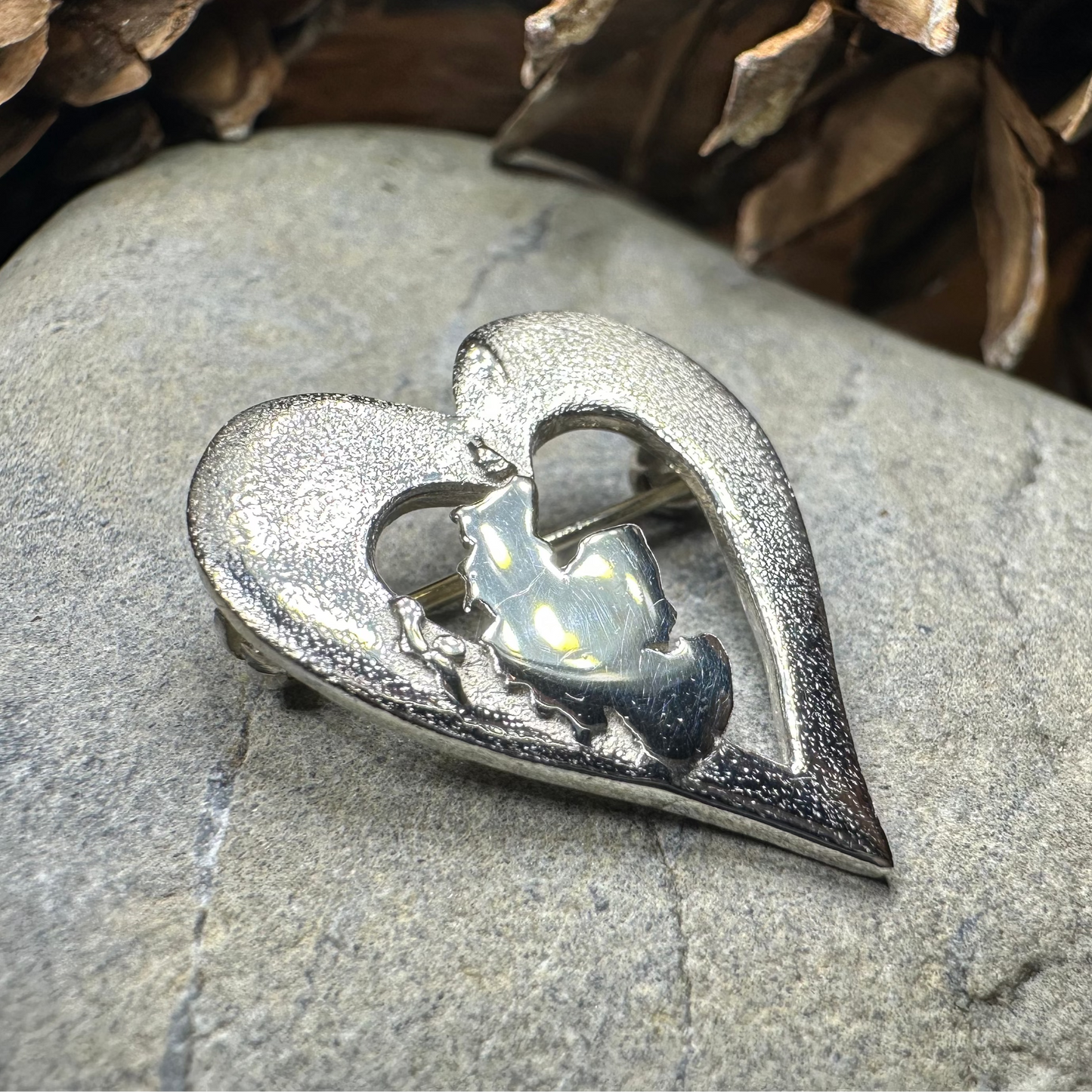 Scotland Forever Sterling Silver Brooch - Handmade in Scotland — view 6