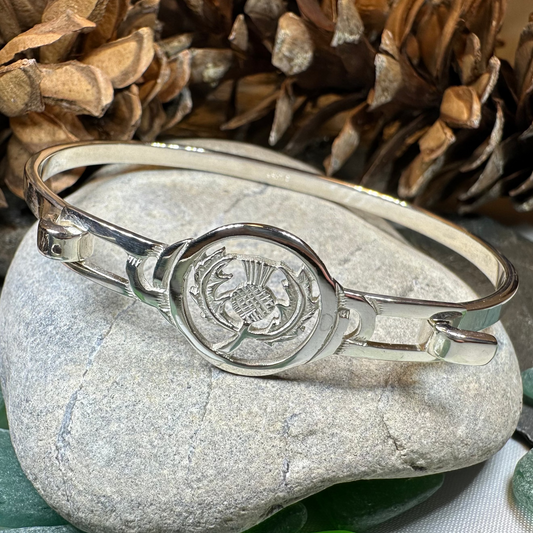 Laphroaig Scottish Thistle Bracelet - Handmade in Scotland