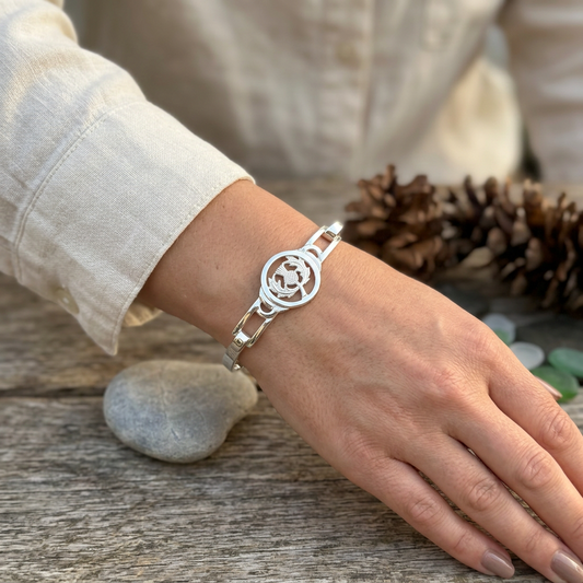 Laphroaig Scottish Thistle Bracelet - Handmade in Scotland