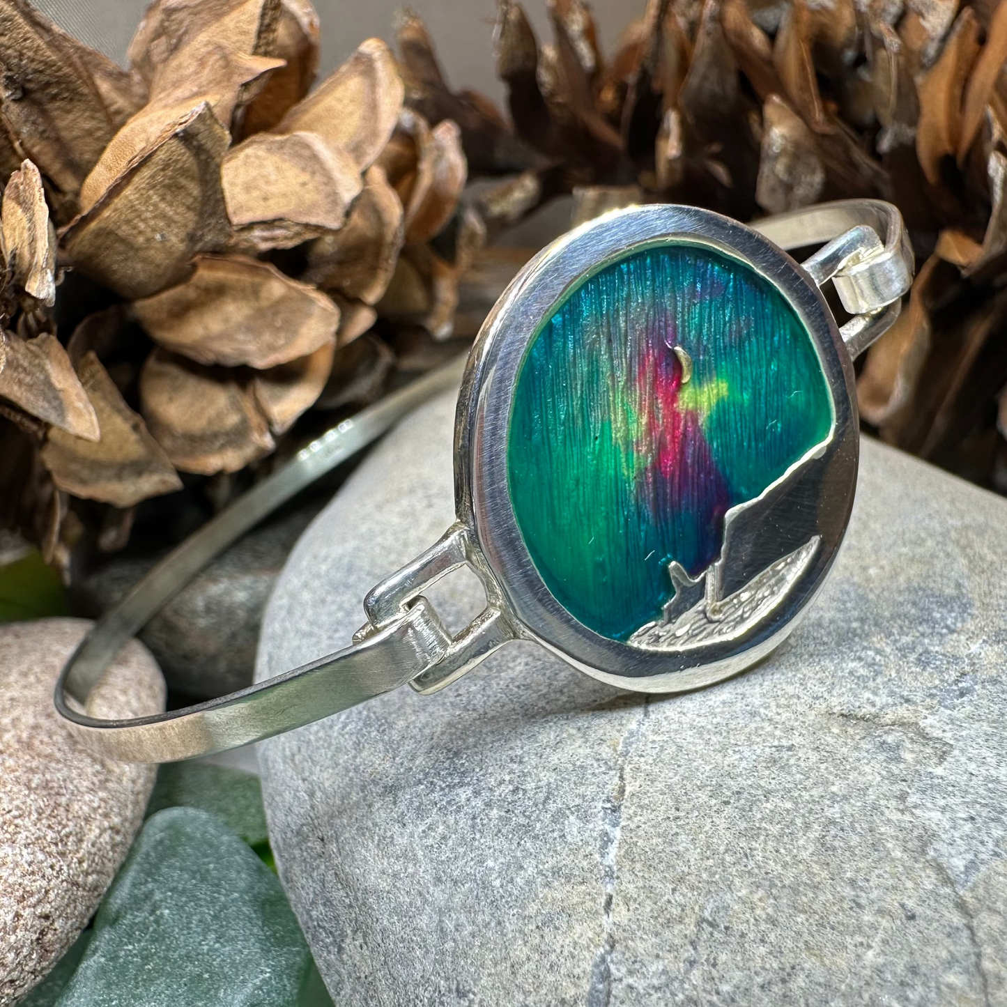 Northern Lights Bracelet - Handmade in Scotland — view 4