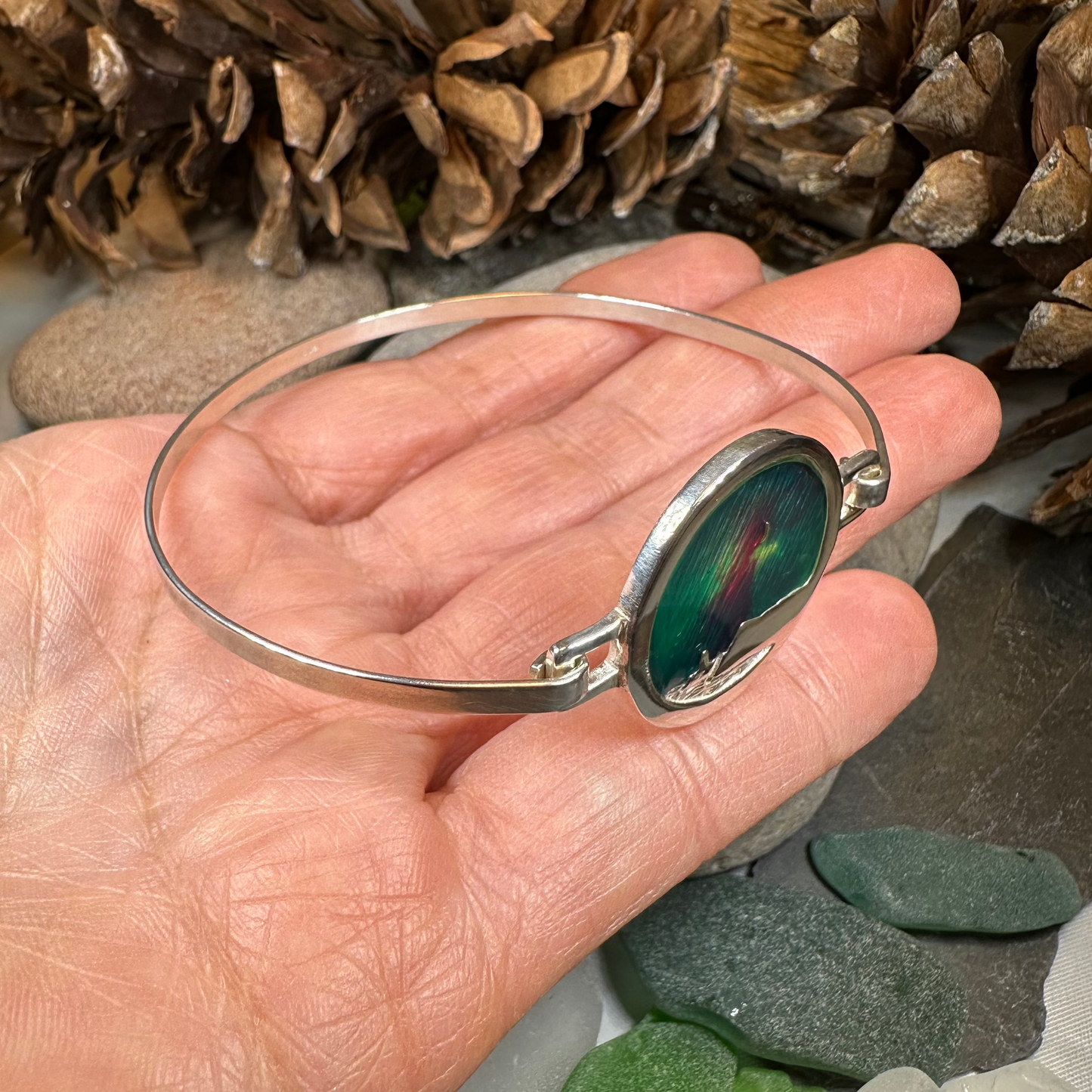 Northern Lights Bracelet - Handmade in Scotland — view 9