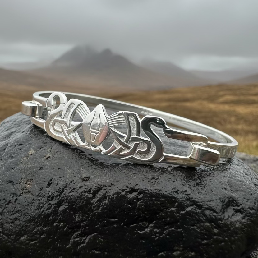 Norse Three Nornes Bracelet - Handmade in Scotland