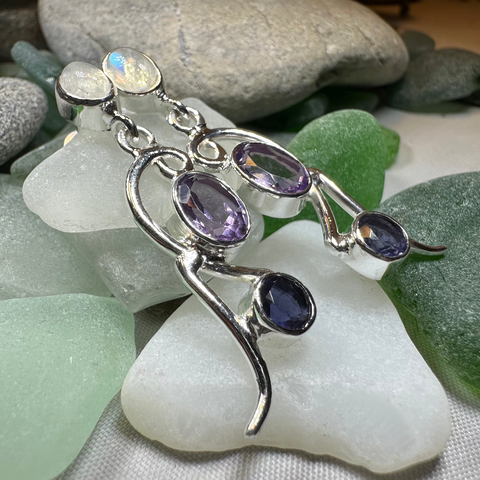 Load image into Gallery viewer, Fairy Waterfall Mystic Topaz Earrings
