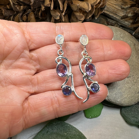 Load image into Gallery viewer, Fairy Waterfall Mystic Topaz Earrings
